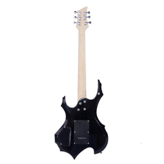 Ozici Novice Flame Shaped Electric Guitar HSH Pickup Bag Strap Paddle Rocker Cable Wrench Tool - Sunset