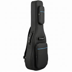 600D Oxford Cloth Electric Guitar Bag Black With Blue Line