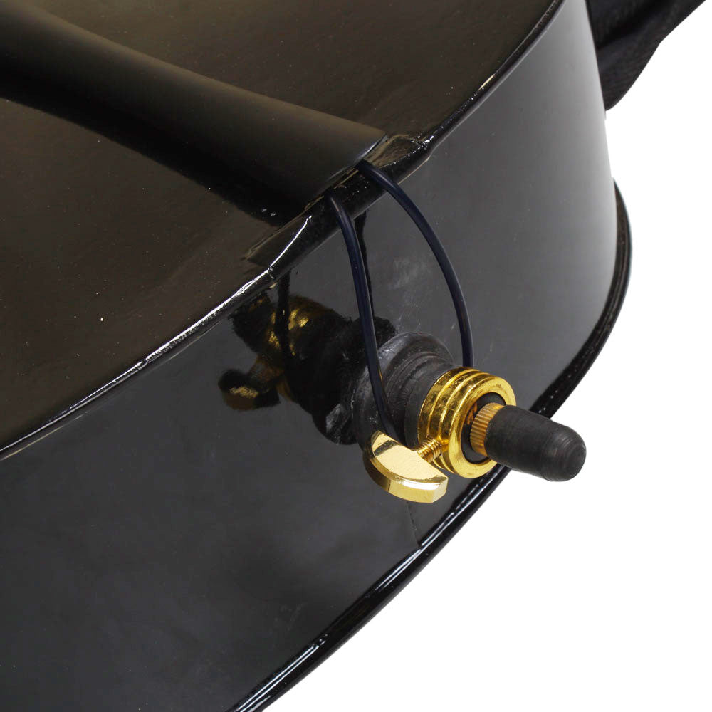 Ozici 4/4 Wood Cello Bag Bow Rosin Bridge Black
