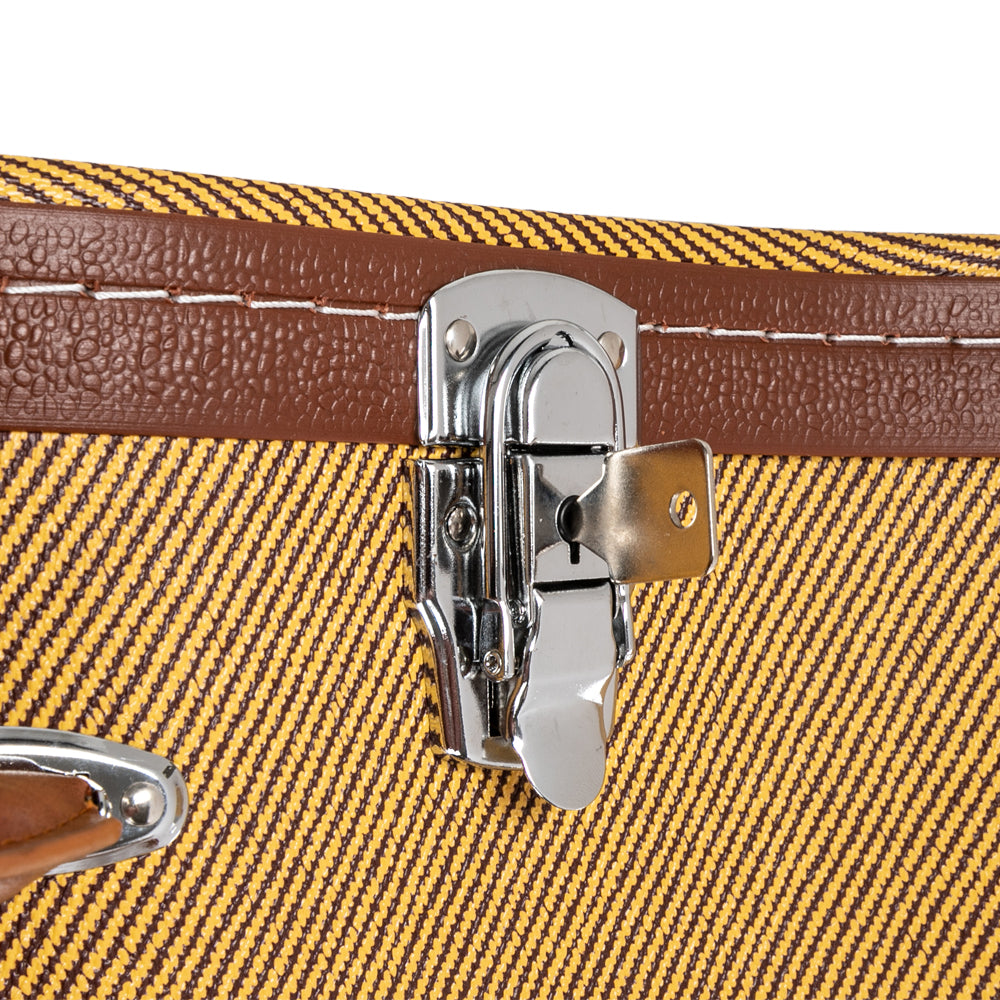 Ozici 41" Folk Guitar Hardshell Carrying Case Fits Most Acoustic Guitars Microgroove Flat - Yellow