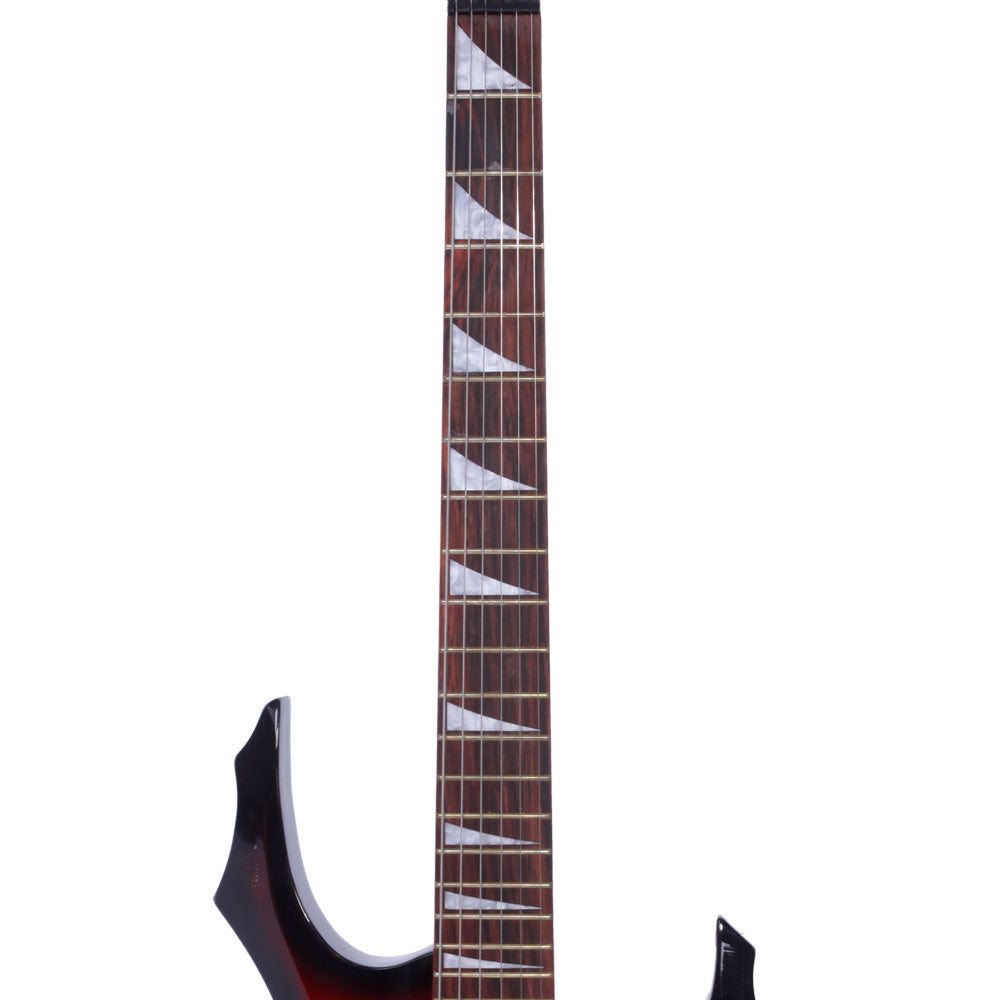 Ozici Novice Flame Shaped Electric Guitar HSH Pickup Bag Strap Paddle Rocker Cable Wrench Tool - Sunset