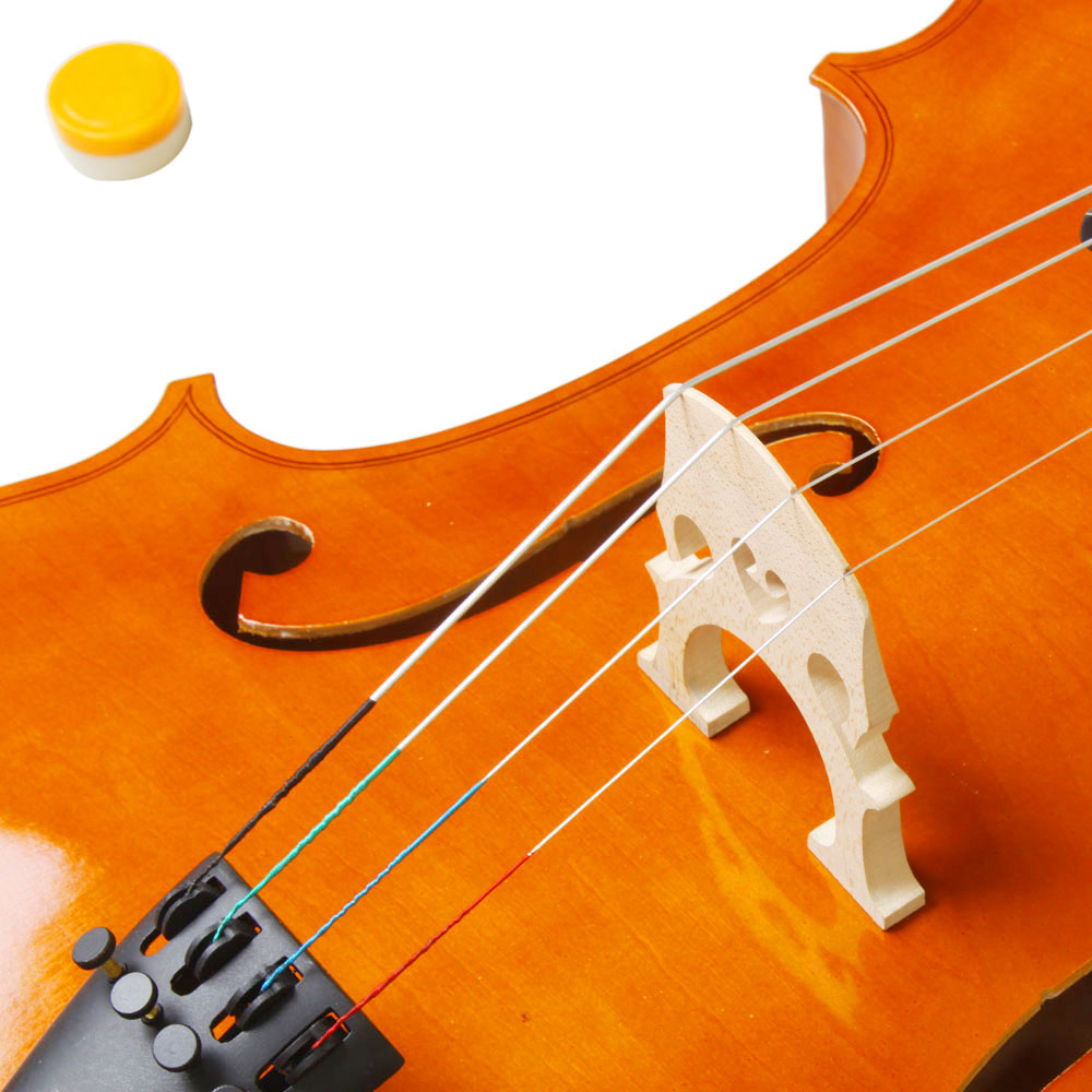 Ozici 4/4 Wood Cello Bag Bow Rosin Bridge Natural