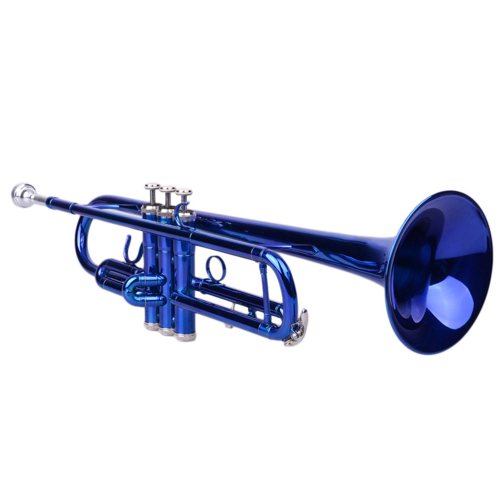 Ozici Brass B Flat Trumpet Gloves Set Blue