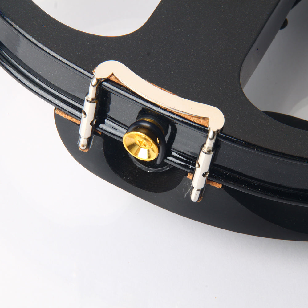 Ozici 4/4 Electric Silent Violin Case Bow Rosin Headphone Connecting