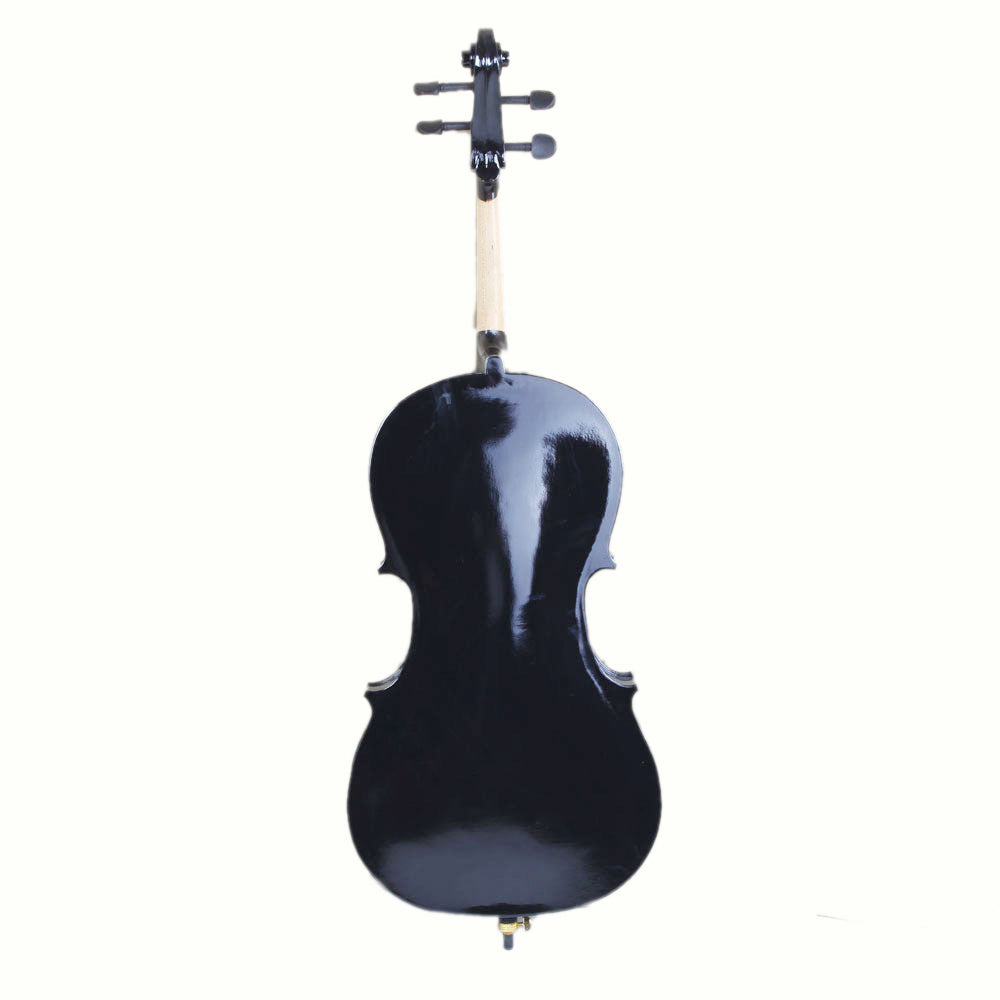 Ozici 4/4 Wood Cello Bag Bow Rosin Bridge Black