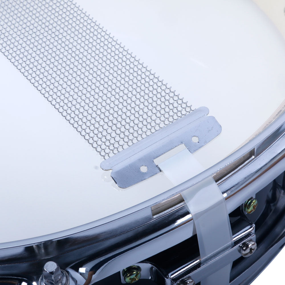 Ozici 13x3.5 Inch Professional Snare Drum Drumsticks Drum Key Strap Set Black