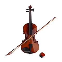 Ozici 4/4 Acoustic Violin Case Bow Rosin Natural