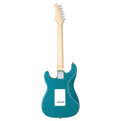 Ukscs KST Stylish H-S-S Pickup Electric Guitar Kit with 5W AMP Bag Guitar Strap Strings Lake Blue