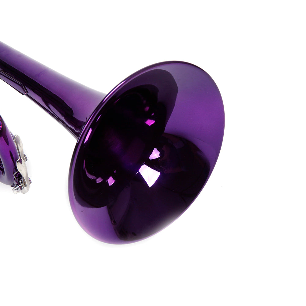 Ozici Brass B Flat Trumpet Violet
