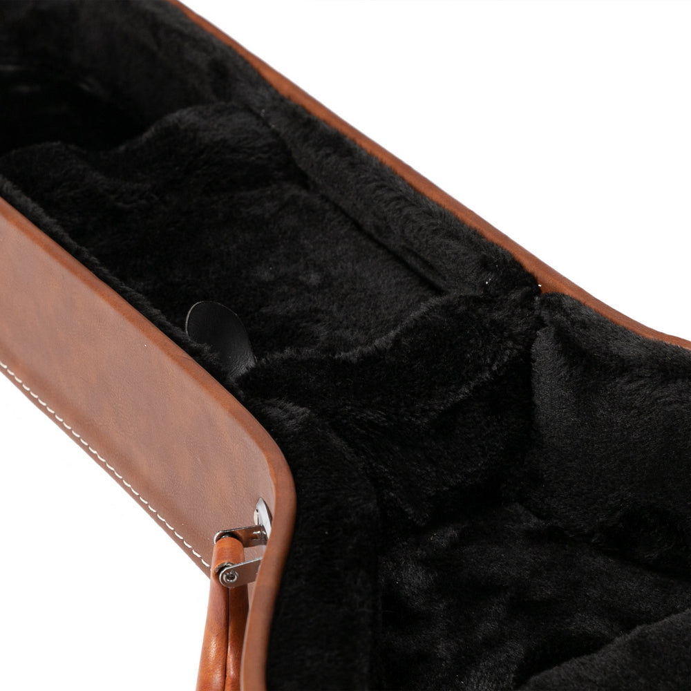 Ozici Hard-Shell Electric Guitar Case for GLP Style Electric Guitar Bulge Surface - Brown