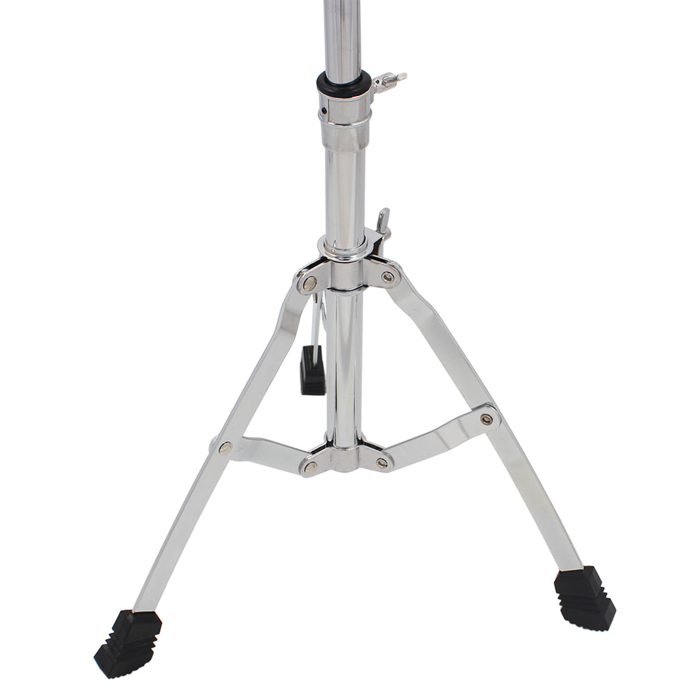 Ozici Chrome Plated Dumb Snare Drum Stand Tripod Silver