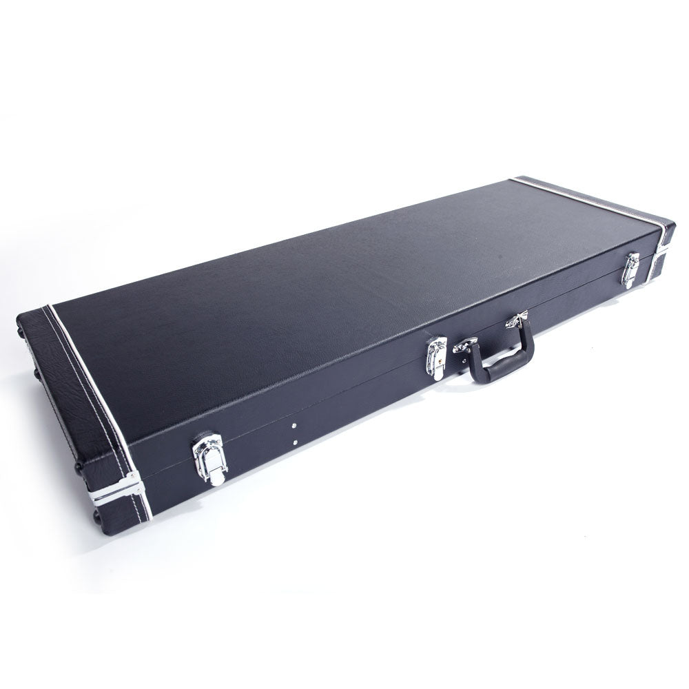 Ozici ST High Grade Electric Guitar Square Hard Case Microgroove Flat - Black
