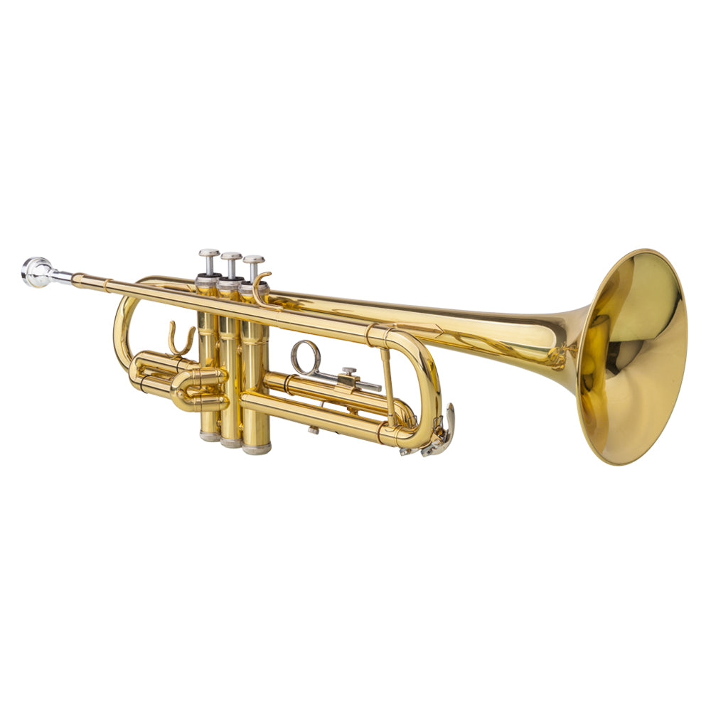 Ozici Drop B Tone Adjustable Trumpet Gloves Set Plaint Golden