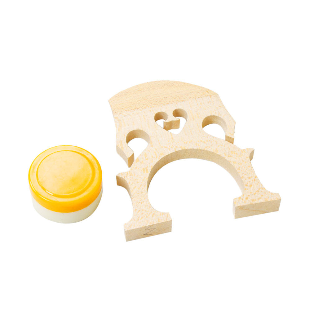 Ozici 4/4 Wood Cello Bag Bow Rosin Bridge - White