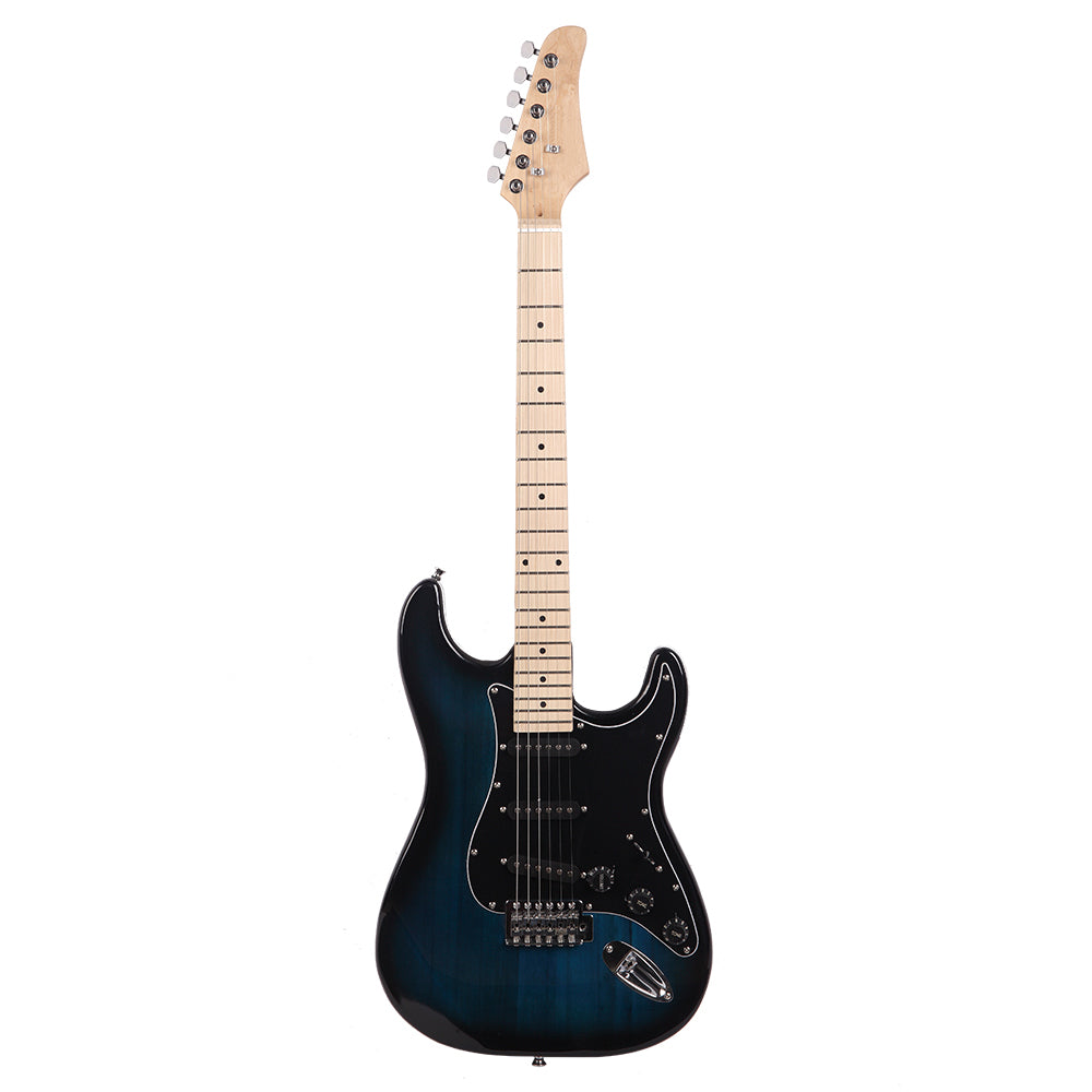 Ozici ST Stylish Electric Guitar with Black Pickguard Dark Blue