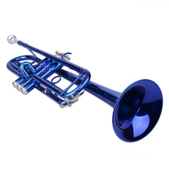 Ozici Brass B Flat Trumpet Gloves Set Blue