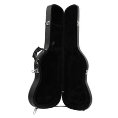 Ozici ST High Grade Electric Guitar Hard Case Microgroove Flat Surface Straight Flange Black