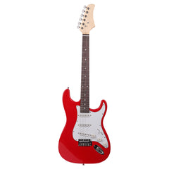 Ozici Rosewood Fingerboard Electric Guitar with Shoulder Strap / Guitar Bag - Red