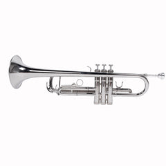 Ozici Nickelplated Drop B Adjustable Trumpet Gloves Set Silver