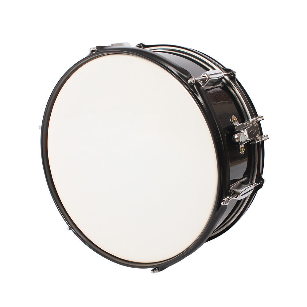 Ozici 14 x 5.5 inches Professional Marching Snare Drum & Drum Stick & Strap & Wrench Kit Black