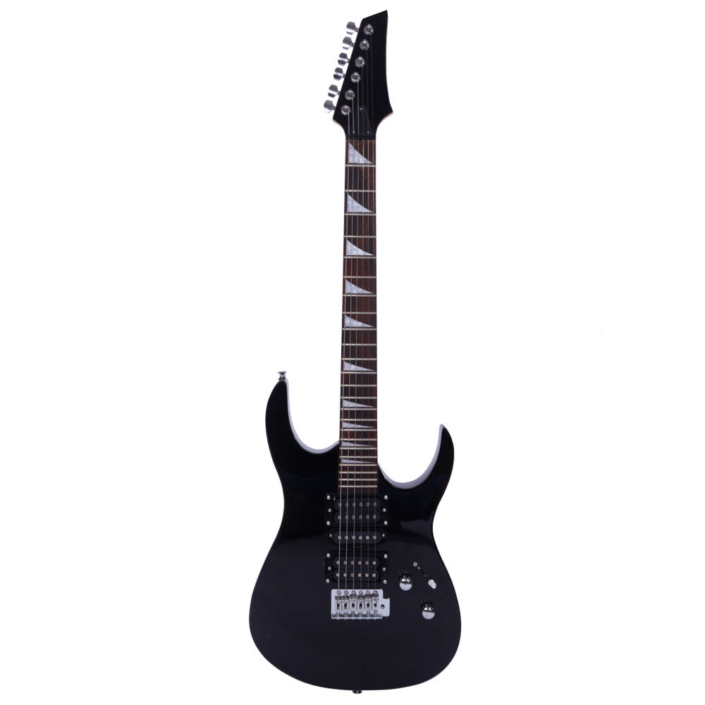 Ozici Novice Entry Level 170 Electric Guitar HSH Pickup Bag Strap Paddle Rocker Cable Wrench Tool - Black