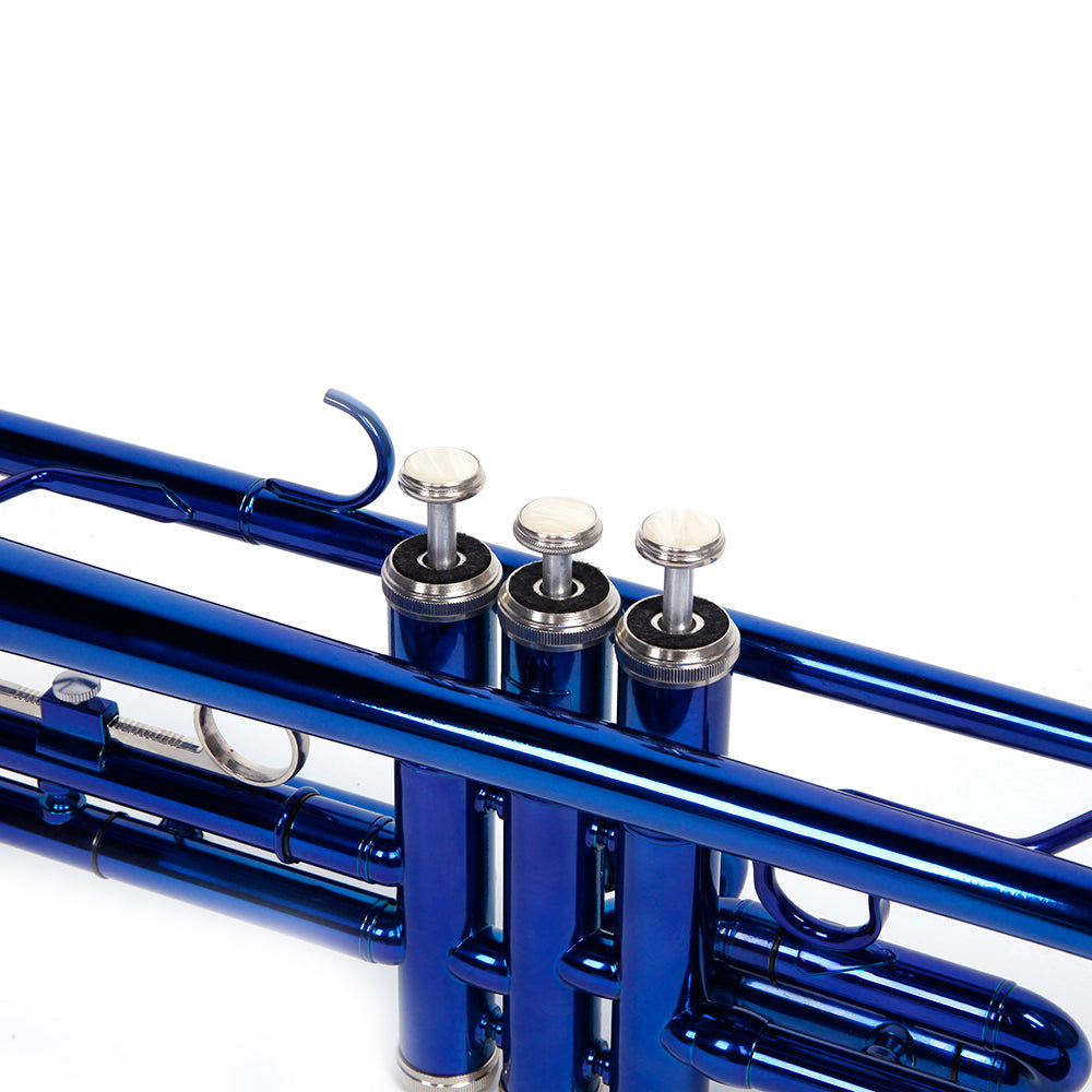 Ozici Brass B Flat Trumpet Gloves Set Blue