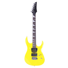 Ozici Novice Entry Level 170 Electric Guitar HSH Pickup Bag Strap Paddle Rocker Cable Wrench Tool - Yellow