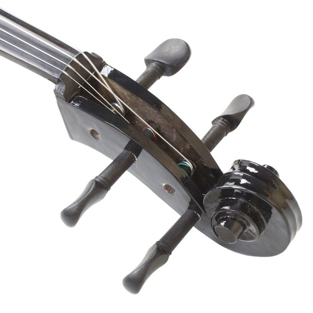 Ozici 4/4 Wood Cello Bag Bow Rosin Bridge Black