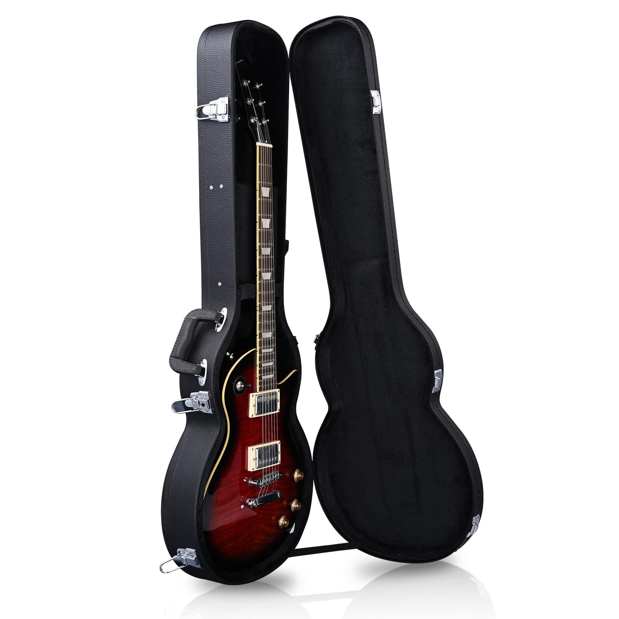 Ozici Guitar Hard Case for Acoustic Guitar made of hard plywood wrapped in PU leather