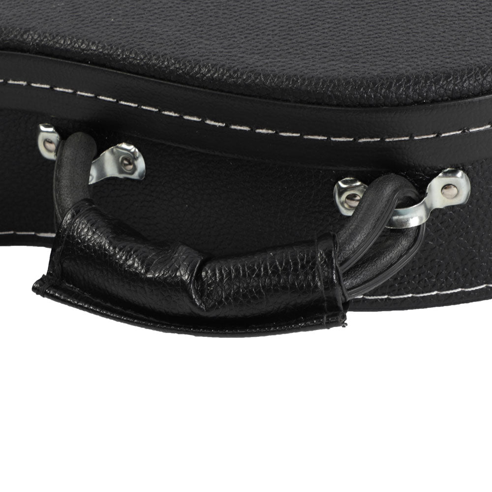 Ozici ST High Grade Electric Guitar Hard Case Microgroove Flat Surface Straight Flange Black