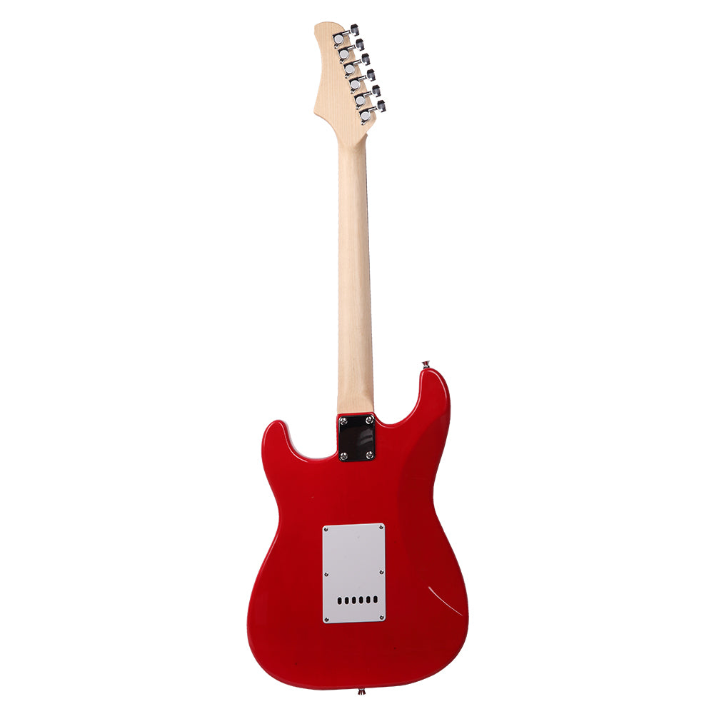 Ozici Rosewood Fingerboard Electric Guitar with Shoulder Strap / Guitar Bag - Red