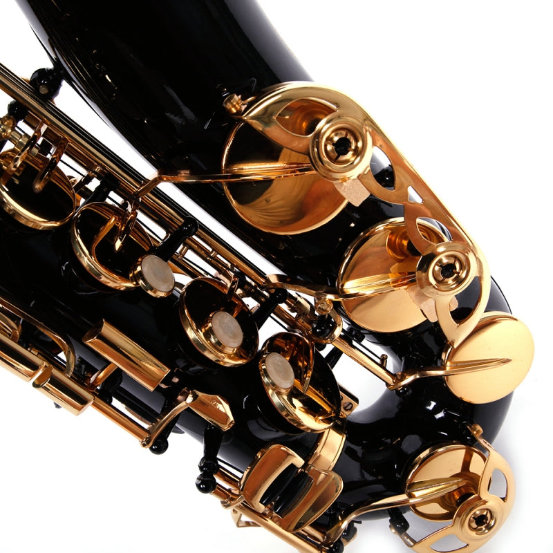 Glarry Student E Flat Alto SAX Saxophone - Black