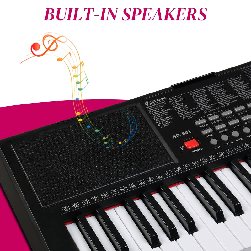 Glarry GEP-105 61-Key Portable Electronic Piano Keyboard