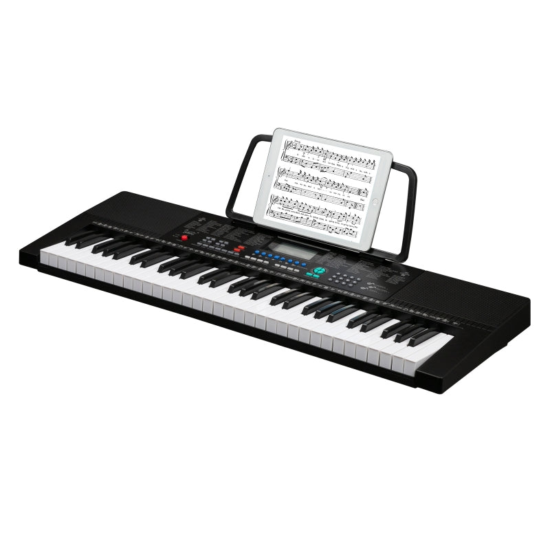 Glarry 61-Key Portable Keyboard w/LCD Screen, Microphone