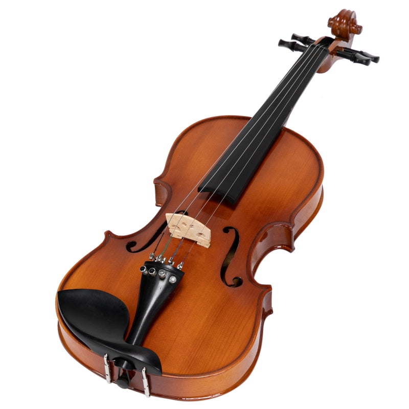 Glarry GV402 Violin 4/4 Spruce top Varnish Bright Brownish with 2 x Bow / Bridge