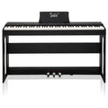 Glarry GDP-104 88-Key Home Fully Weighted Hammer-action Keybed Digital Piano - Black
