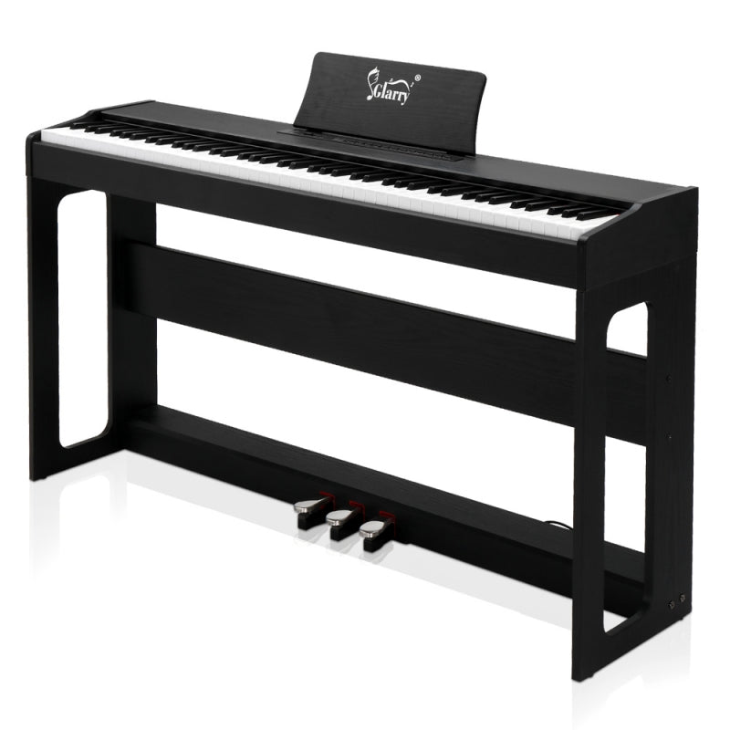 Glarry GDP-104 88-Key Home Fully Weighted Hammer-action Keybed Digital Piano - Black