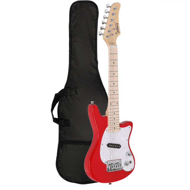 Glarry 30inch Mini Kids Electric Guitar Maple Fingerboard w/5W Amplifier - Red