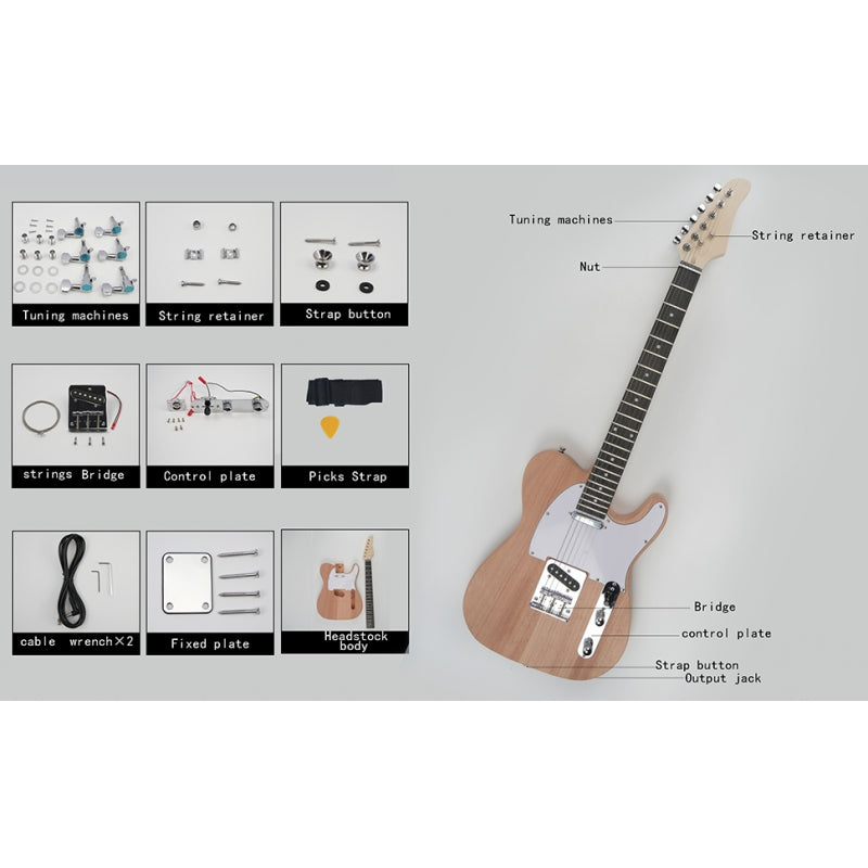 Glarry DIY GTL Electric Guitar Kit