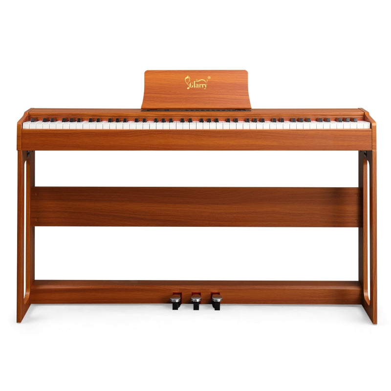Glarry GDP-104 88-Key Home Fully Weighted Hammer-action Keybed Digital Piano - Walnut