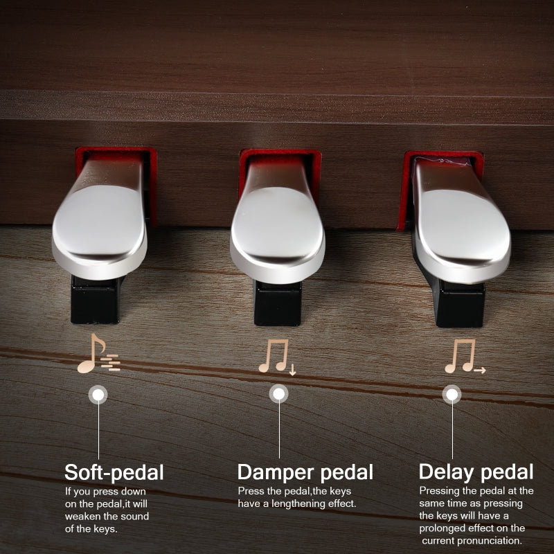 Glarry GDP-107 88-Key Home Fully Weighted Hammer-action Keybed Digital Piano