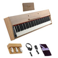 Glarry GPP-108 88-Key Semi-Weighted Keybed Digital Piano - Nature