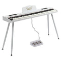 Glarry GPP-109 88 Key Full Size Semi-Weighted Standard Electric Digital Piano - White