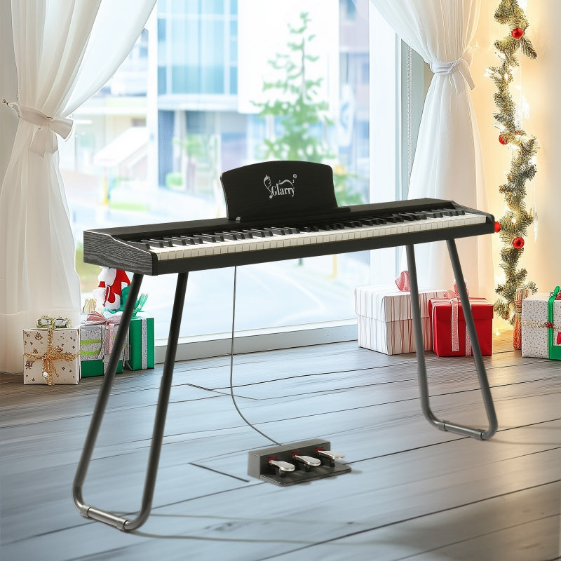 Glarry GPP-110 88 Key Full Size Semi-Weighted Standard Electric Digital Piano Black